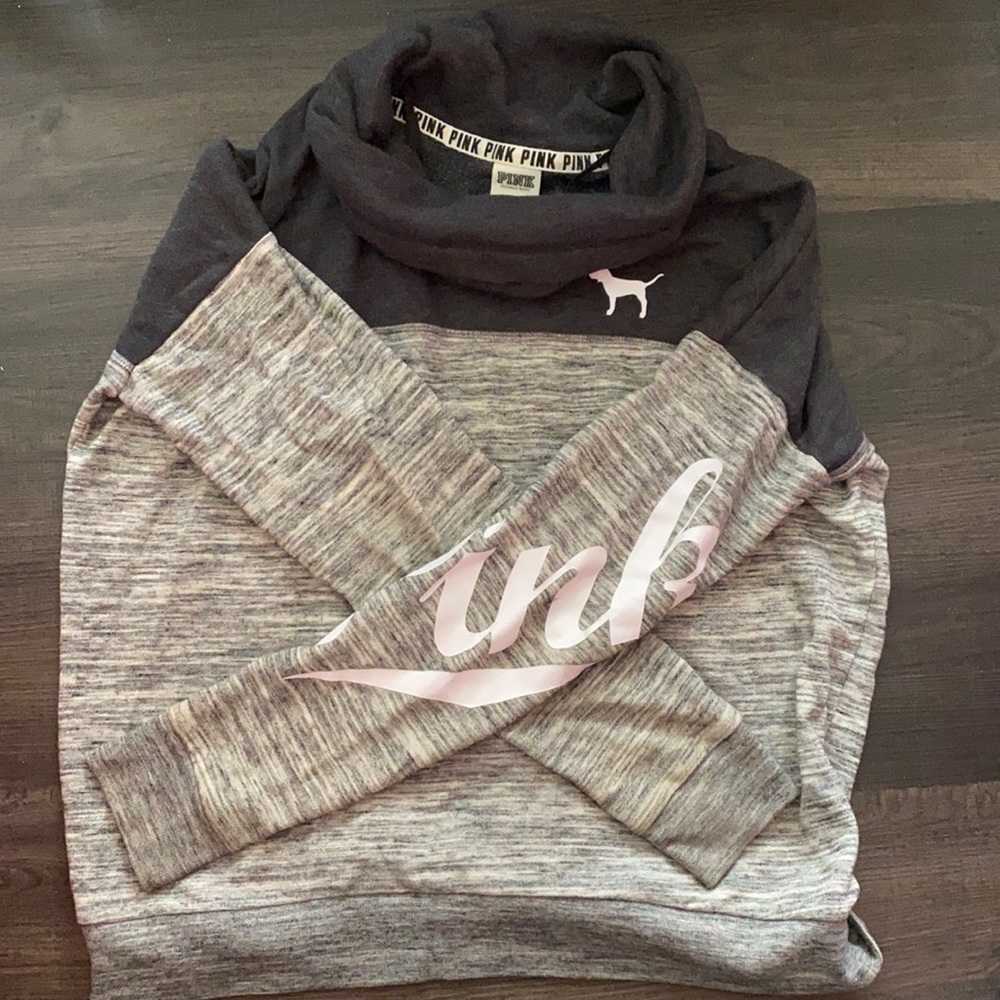 Pink Sweater with high neck